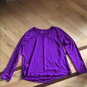 Purple Xersion athletic long sleeve